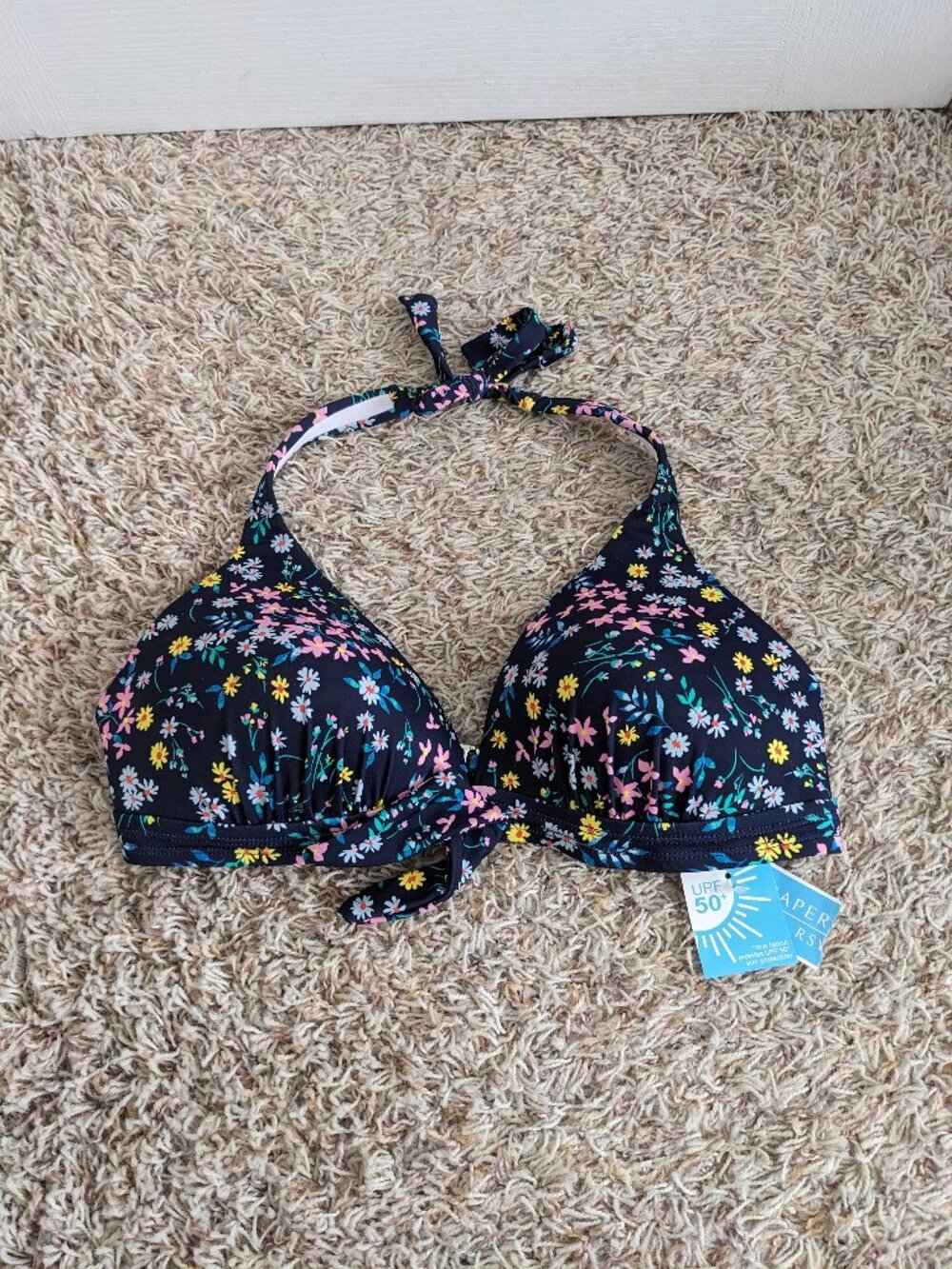 Draper James NWT Floral Bikini Top Sz L